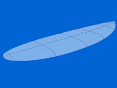 Kiteboard Aku Shaper Curves-Ansicht