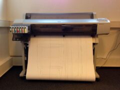 Plan-Ausdruck per Plotter