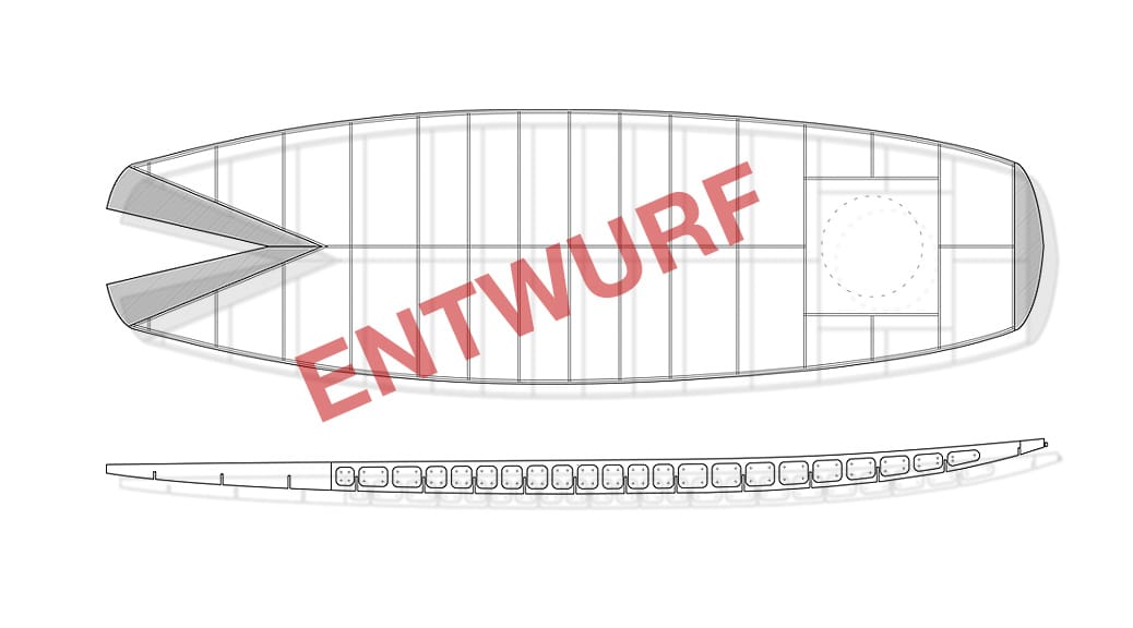 Wave-SUP Konstruktion - Entwurf