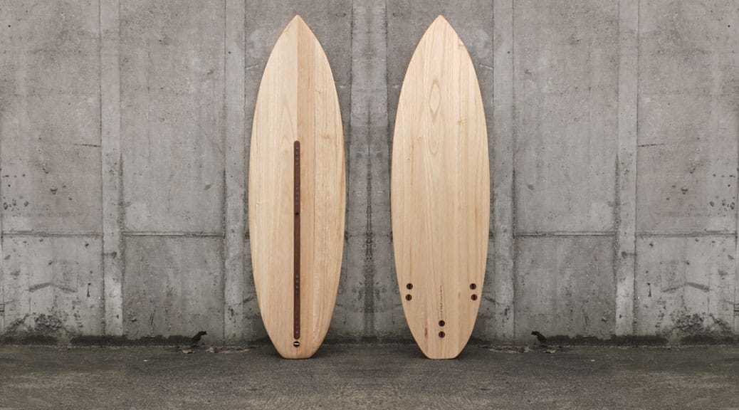 Kite-Surfboard aus Paulownia-Holz