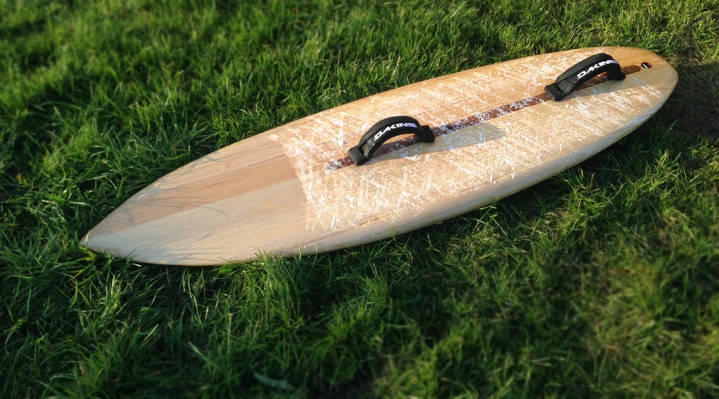 Kite-Surfboard - erster Test in Brasilien bei Kiel