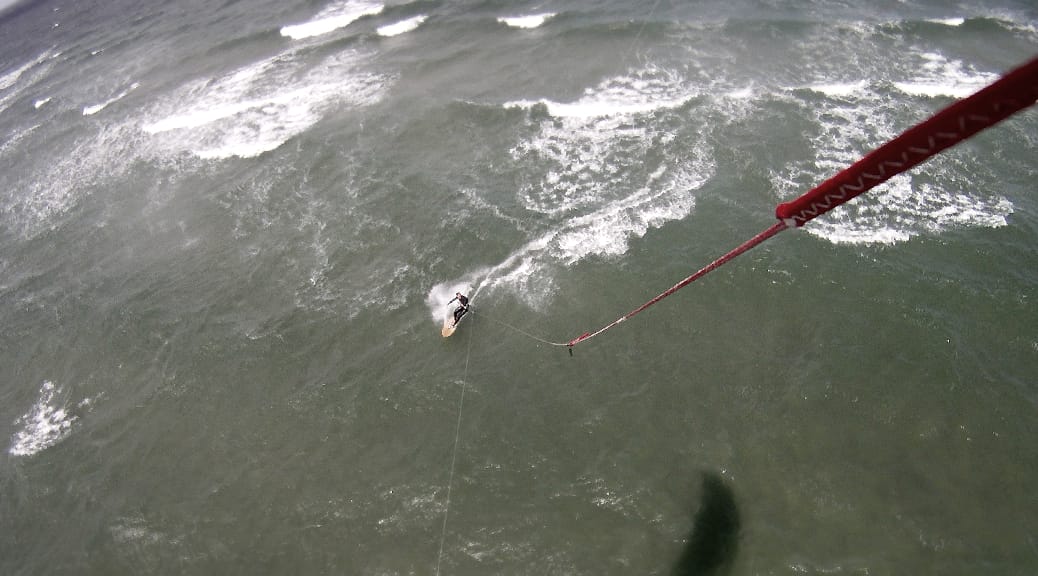 Kitesurfboard-Test in Heidkate / Kiel