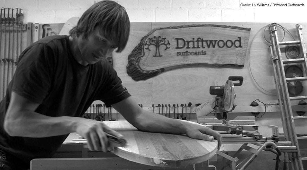 Driftwood Surfboards – Surfbretter aus recyeltem Holz