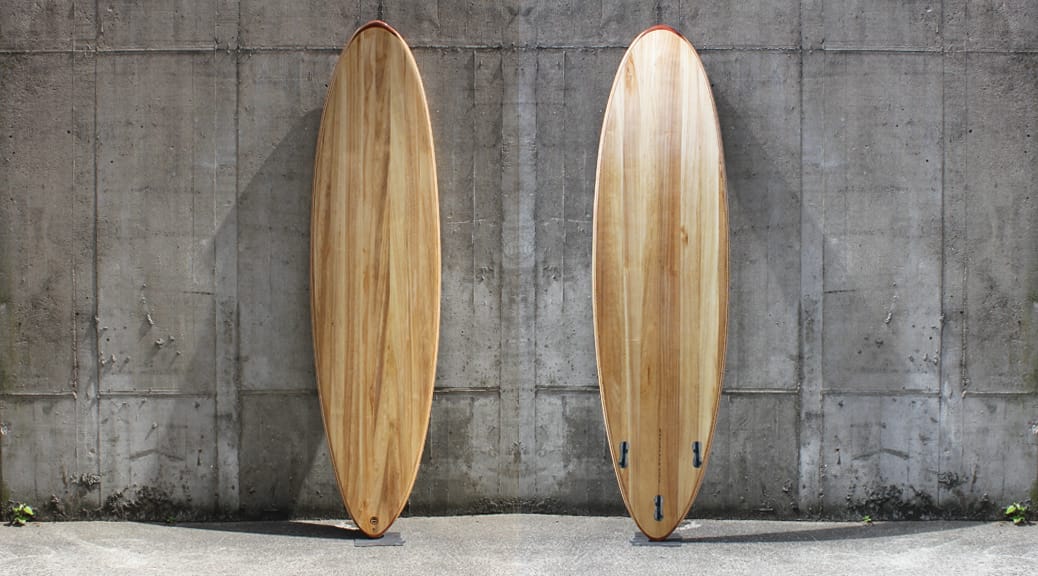 Mini-Malibu 7,2 - Hollow-Wood-Surfboard