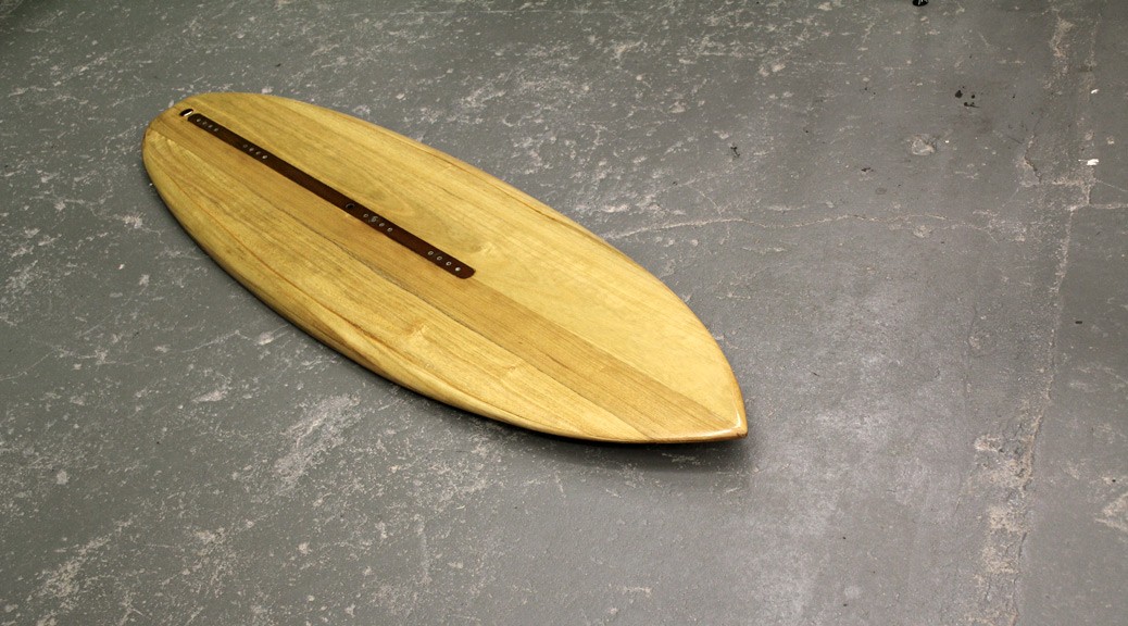 Kitesurfboard aus Paulownia