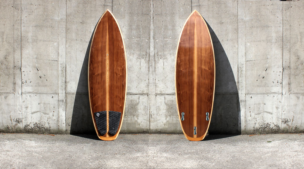 Wooden Waveboard 5,6'