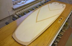 Abkleben des Surfboards