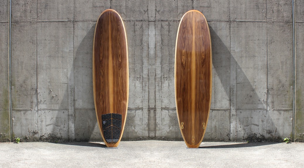 Mini-Malibu 7,6 Hollow-Wood-Surfboard