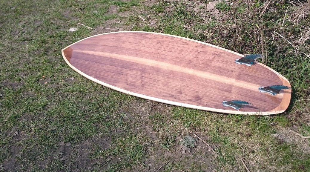 5,8' Kite-Surfboard für kleine Wellen