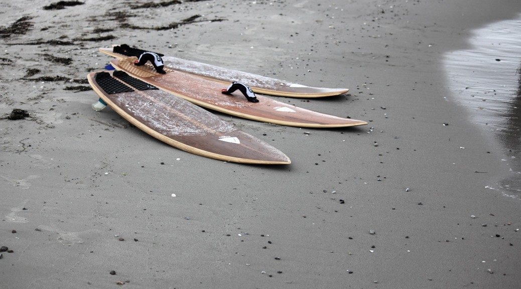 Kiteboard-Testsession in Heidkate