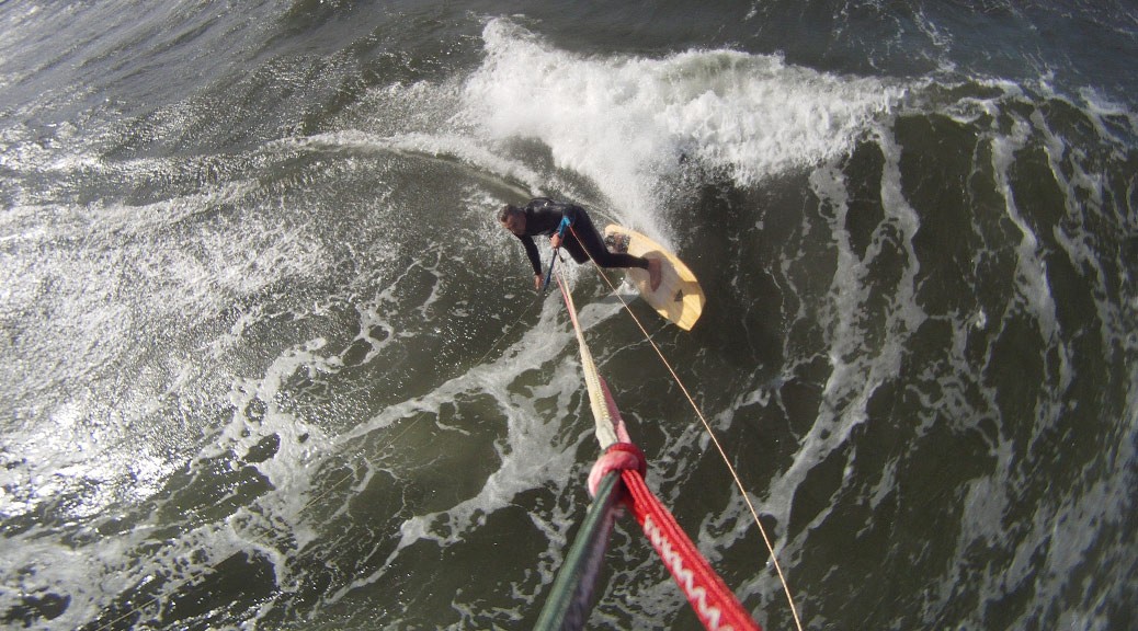 Kitesurfen am Kieler Ostufer