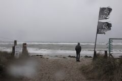 Strandweg in Grönwoldt - Chaos auf der Ostsee