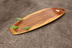 Decks mit Satin-Nussbaum-Furnier