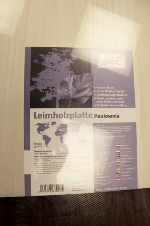 Leimholzplatte aus Paulownia von BAUHAUS