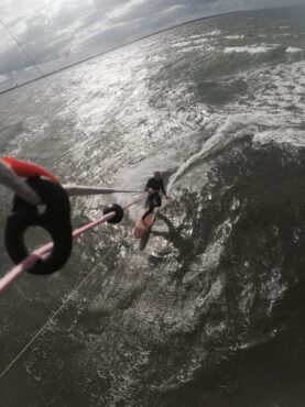 Kitesurf-Praxistest der neuen Kork-Pads