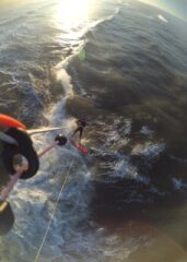 Kitesurfen im Herbststurm Herwart