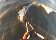 Kitesurfen im Herbststurm Herwart