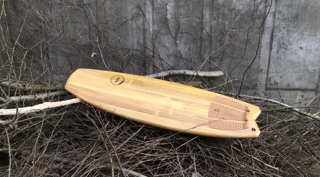 Leichtes 5,3′ NoNose-Surfboard mit XPS-Kern