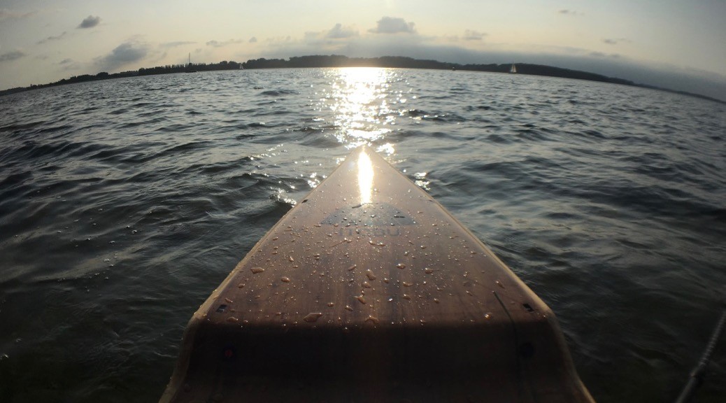 Sonnenuntergang auf Kieler Förde