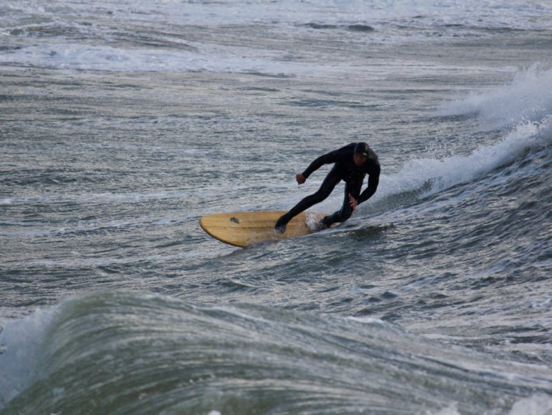 Ollo beim Bottom Turn