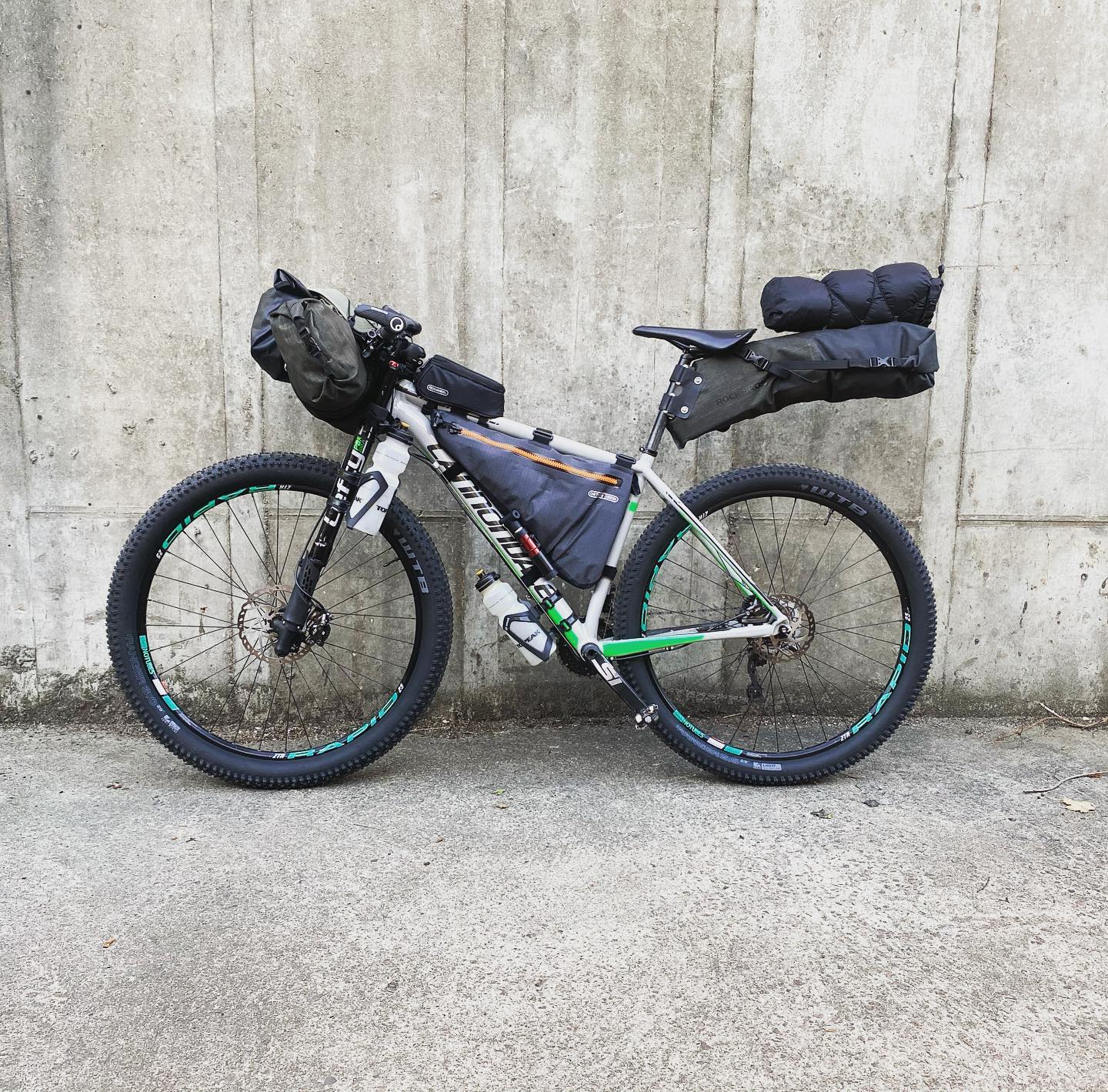 Mountainbike Cannondale FSI für die Grenzsteintrophy 2020